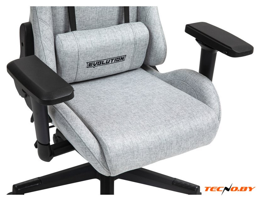Игровое (геймерское) кресло Evolution Tactic Pro (серый) - Изображение №7 — Интернет-Магазин TECNO.BY