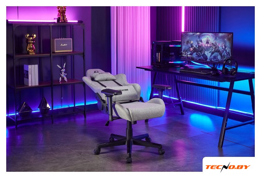 Игровое (геймерское) кресло Evolution Tactic Pro (серый) - Изображение №20 — Интернет-Магазин TECNO.BY