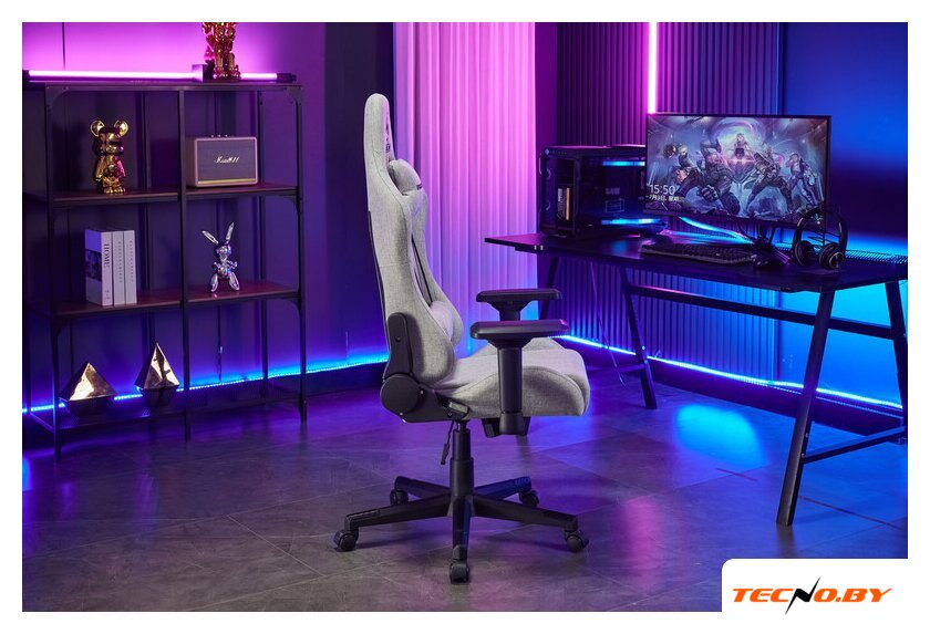 Игровое (геймерское) кресло Evolution Tactic Pro (серый) - Изображение №16 — Интернет-Магазин TECNO.BY