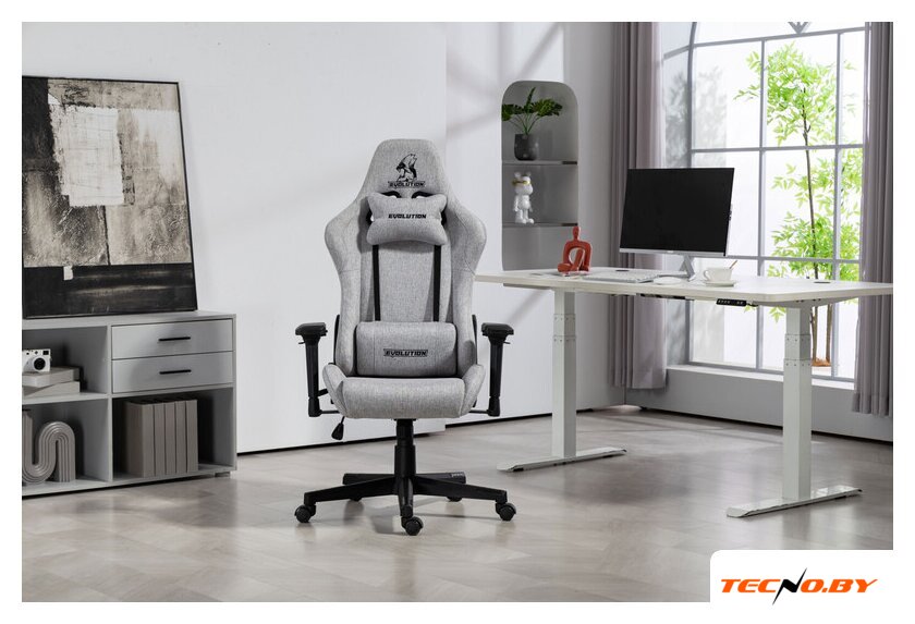 Игровое (геймерское) кресло Evolution Tactic Pro (серый) - Изображение №26 — Интернет-Магазин TECNO.BY