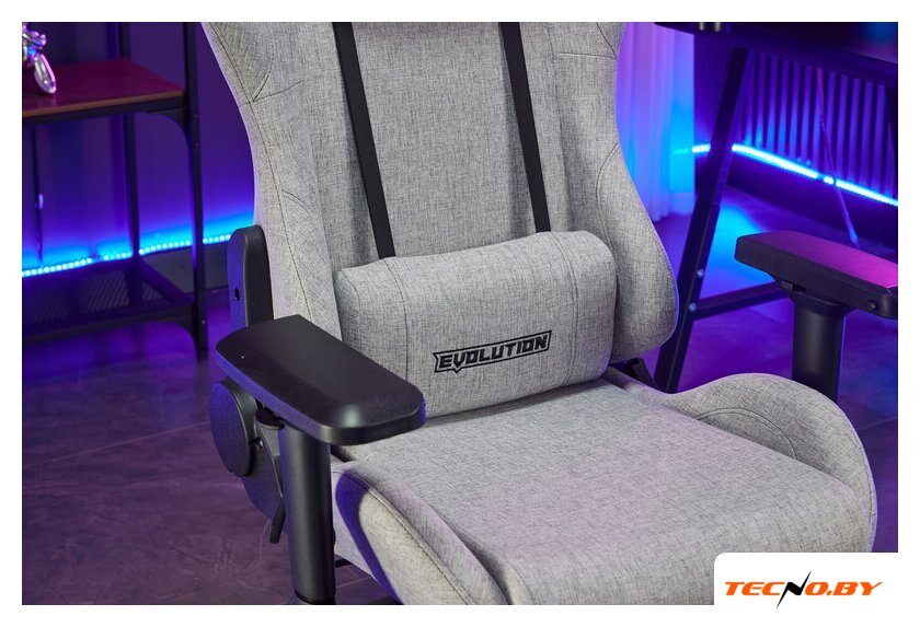 Игровое (геймерское) кресло Evolution Tactic Pro (серый) - Изображение №23 — Интернет-Магазин TECNO.BY