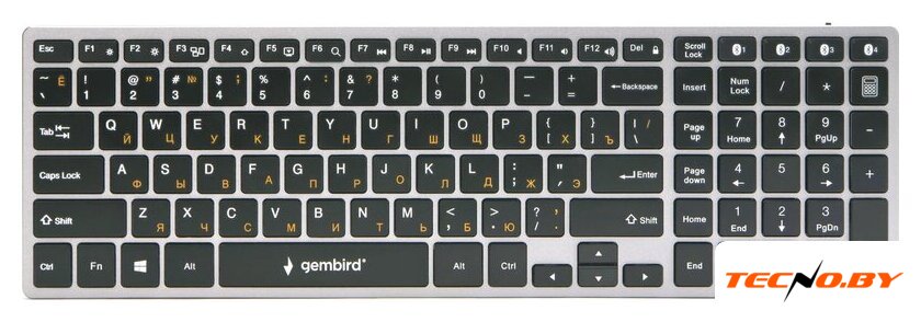 Клавиатура Gembird KBW-2 - Изображение №1 — Интернет-Магазин TECNO.BY