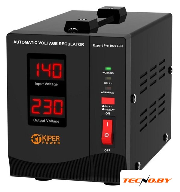 Стабилизатор напряжения Kiper Power Expert Pro 1000 LCD - Изображение №1 — Интернет-Магазин TECNO.BY