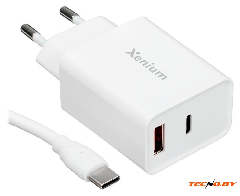 Сетевое зарядное Xenium X252 (белый) - Изображение №1 — Интернет-Магазин TECNO.BY