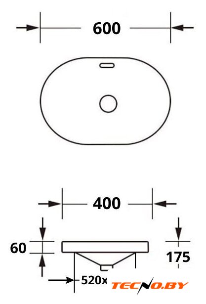 Умывальник Roxen Batt 570155-GR - Изображение №7 — Интернет-Магазин TECNO.BY