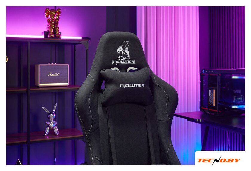 Игровое (геймерское) кресло Evolution Tactic Pro (черный) - Изображение №23 — Интернет-Магазин TECNO.BY