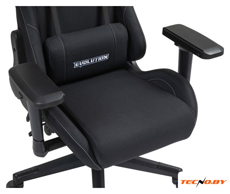Игровое (геймерское) кресло Evolution Tactic Pro (черный) - Изображение №4 — Интернет-Магазин TECNO.BY