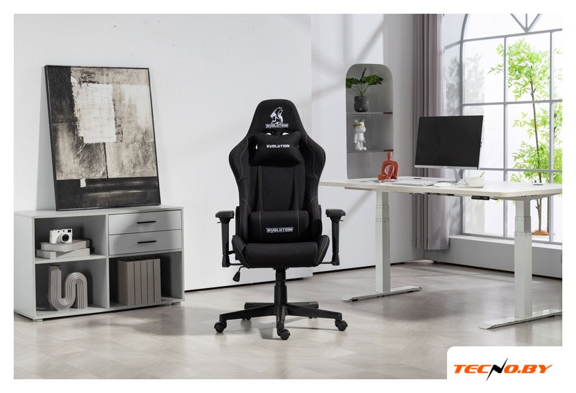 Игровое (геймерское) кресло Evolution Tactic Pro (черный) - Изображение №29 — Интернет-Магазин TECNO.BY