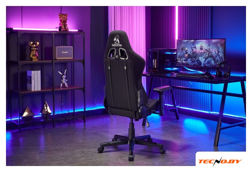 Игровое (геймерское) кресло Evolution Tactic Pro (черный) - Изображение №18 — Интернет-Магазин TECNO.BY