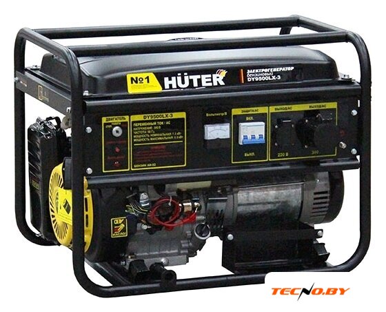 Бензиновый генератор Huter DY9500LX-3 - Изображение №1 — Интернет-Магазин TECNO.BY