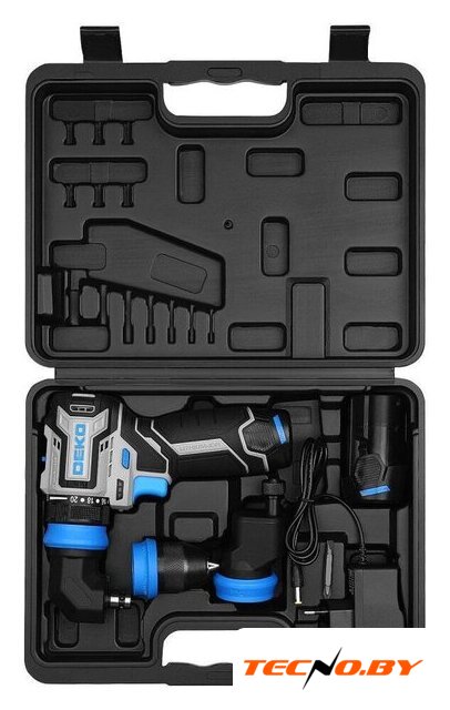 Дрель-шуруповерт Deko DKCD12 PRO ONE 085-1320 (с 2-мя АКБ, кейс) - Изображение №5 — Интернет-Магазин TECNO.BY