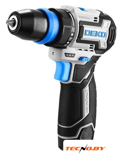 Дрель-шуруповерт Deko DKCD12 PRO ONE 085-1320 (с 2-мя АКБ, кейс) - Изображение №2 — Интернет-Магазин TECNO.BY