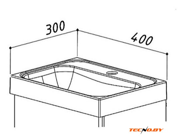 Умывальник Belux Бостон 400 - Изображение №3 — Интернет-Магазин TECNO.BY