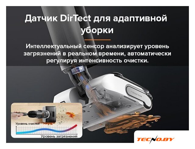 Вертикальный моющий пылесос Roborock Wet And Dry Vacuum Cleaner F25 WD5M1A (черный) - Изображение №24 — Интернет-Магазин TECNO.BY