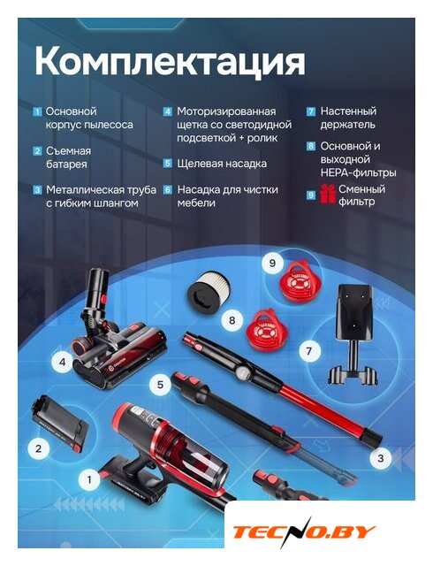 Пылесос Evolution Smart Clean VCF2212M - Изображение №30 — Интернет-Магазин TECNO.BY