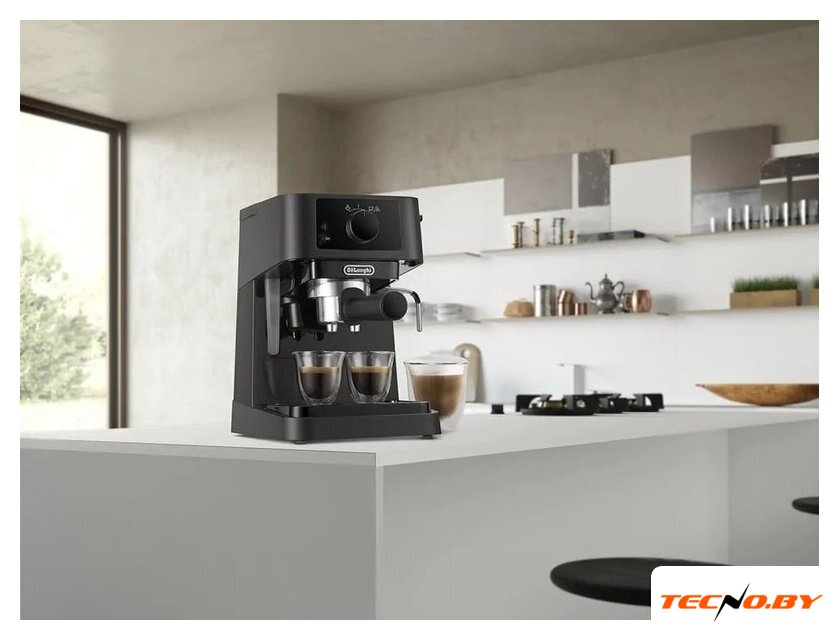 Рожковая кофеварка DeLonghi Stilosa EC230.BK - Изображение №6 — Интернет-Магазин TECNO.BY