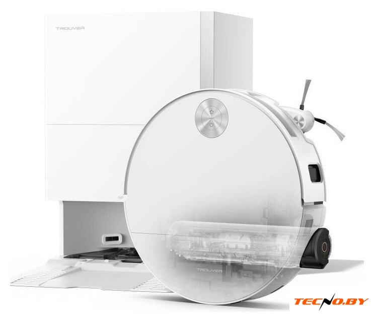 Робот-пылесос Trouver Robot Vacuum S70 Pro Roller White (евровилка, белый) - Изображение №5 — Интернет-Магазин TECNO.BY