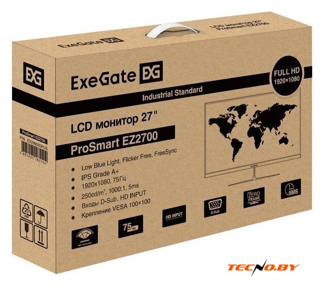 Монитор ExeGate ProSmart EZ2700 EX299035RUS - Изображение №9 — Интернет-Магазин TECNO.BY