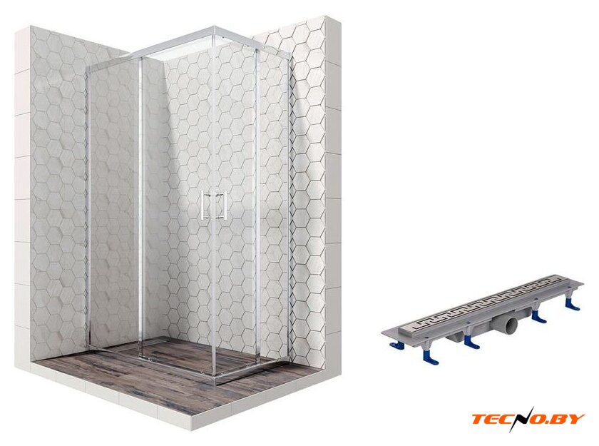 Душевой уголок Ambassador Set 14011101-ST6 - Изображение №1 — Интернет-Магазин TECNO.BY