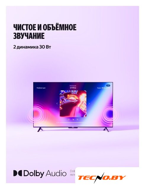 Телевизор Яндекс ТВ Станция Бейсик с Алисой 55 YNDX-00076B - Изображение №11 — Интернет-Магазин TECNO.BY
