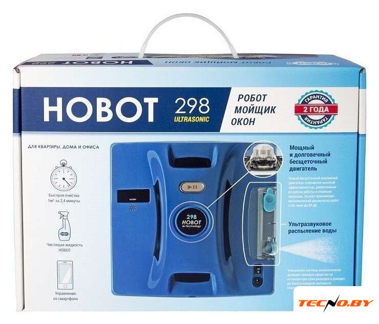 Робот для мытья окон Hobot 298 Ultrasonic - Изображение №17 — Интернет-Магазин TECNO.BY