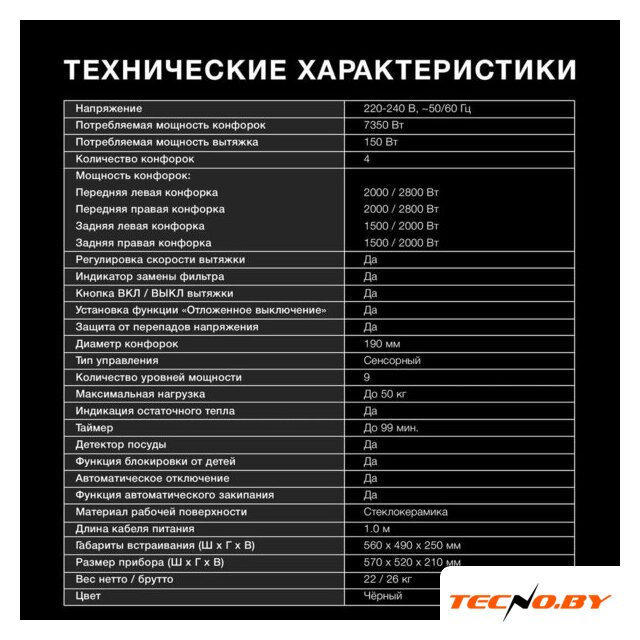 Варочная панель Hyundai HHIH 6858 BG - Изображение №19 — Интернет-Магазин TECNO.BY