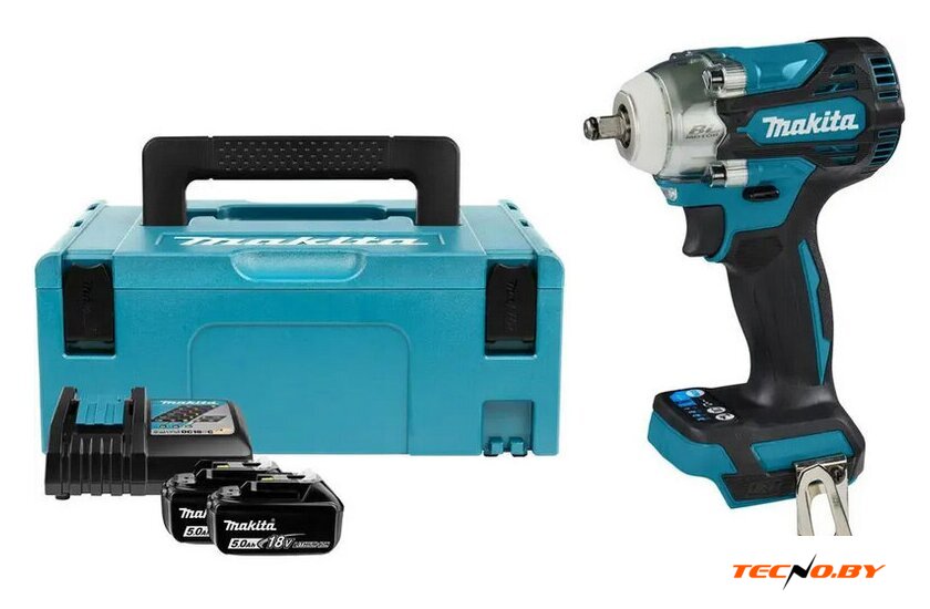 Гайковерт Makita DTW302RTJ (с 2-мя АКБ, кейс) - Изображение №1 — Интернет-Магазин TECNO.BY