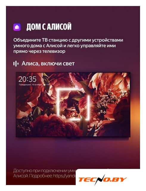 Телевизор Яндекс ТВ Станция Бейсик с Алисой 43 YNDX-00074B - Изображение №12 — Интернет-Магазин TECNO.BY