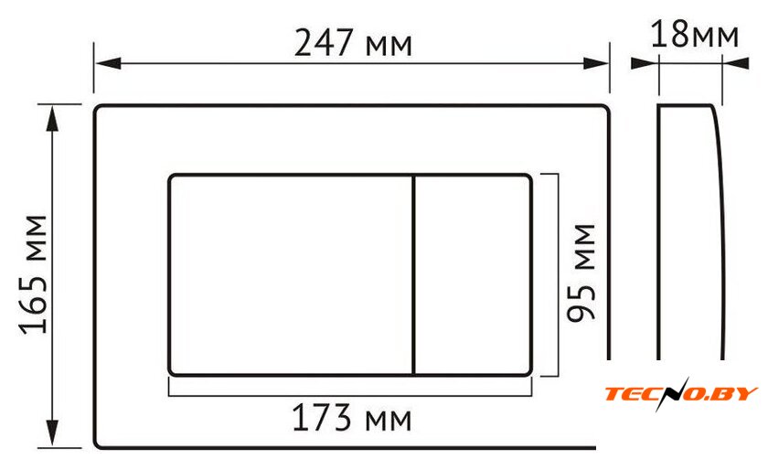 Унитаз подвесной Berges Wasserhaus Tornas Rimless + Atom 410 АТ-043331 (с кнопкой Atom белый) - Изображение №18 — Интернет-Магазин TECNO.BY