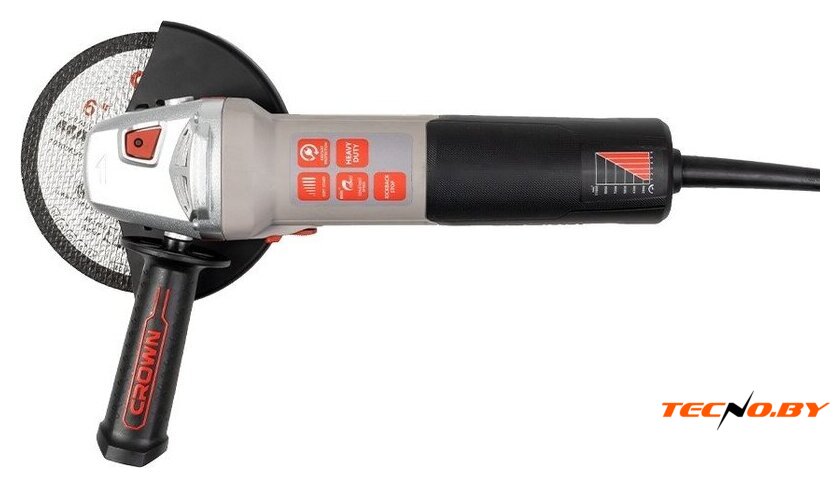 Угловая шлифмашина Crown CT13678-125RSV - Изображение №5 — Интернет-Магазин TECNO.BY