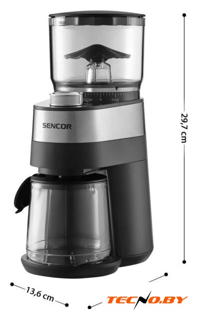Электрическая кофемолка Sencor SCG 5060BK - Изображение №3 — Интернет-Магазин TECNO.BY