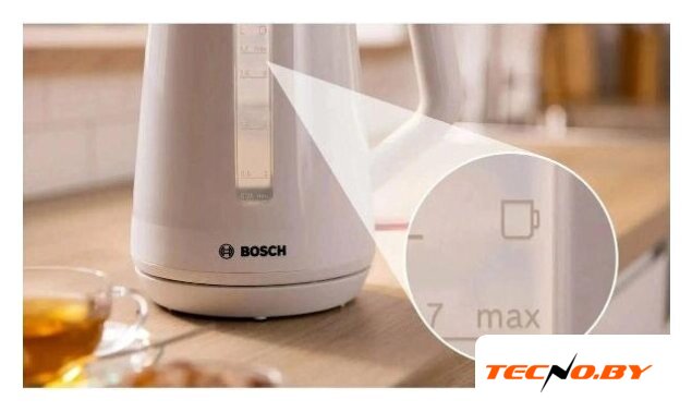 Электрический чайник Bosch TWK1M121 - Изображение №2 — Интернет-Магазин TECNO.BY