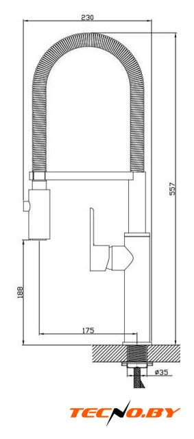 Смеситель Diadonna D80-558113 - Изображение №2 — Интернет-Магазин TECNO.BY