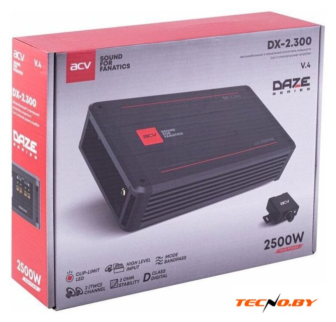 Автомобильный усилитель ACV DX-2.300 v4 - Изображение №8 — Интернет-Магазин TECNO.BY