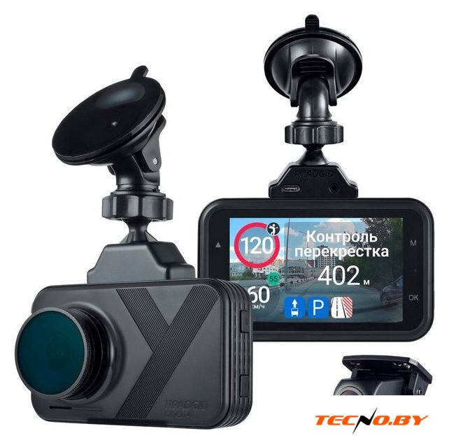 Видеорегистратор-GPS информатор (2в1) Roadgid CityGo 4 2CH (set 2) - Изображение №1 — Интернет-Магазин TECNO.BY