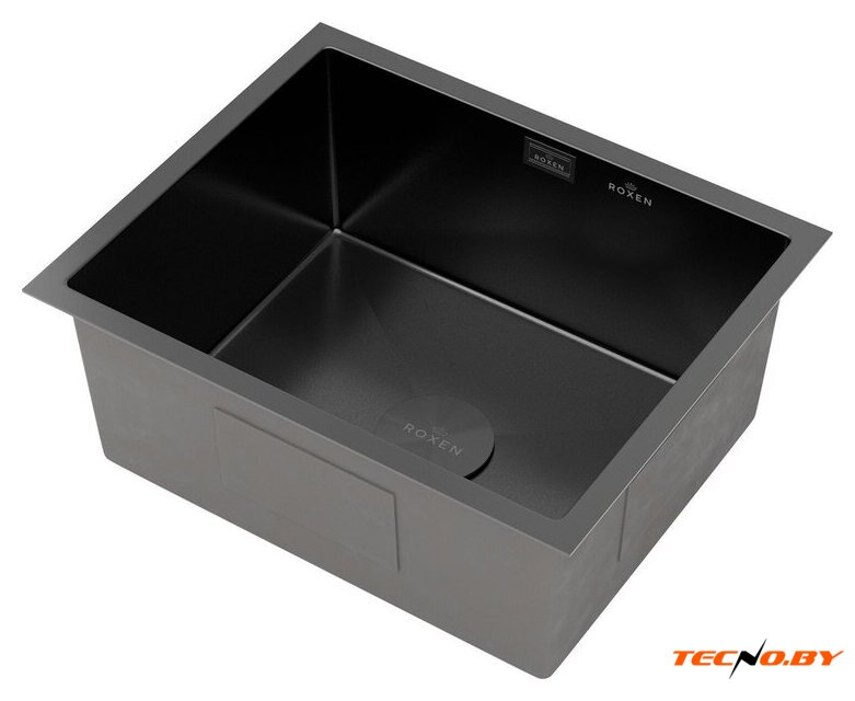 Кухонная мойка Roxen Uno 560210-54B-V графит/текстурная PVD покрытие (с ролл-матом и дозатором) - Изображение №10 — Интернет-Магазин TECNO.BY