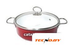 Сотейник СтальЭмаль Bon Appetit 8SН245S (вишневый) - Изображение №1 — Интернет-Магазин TECNO.BY
