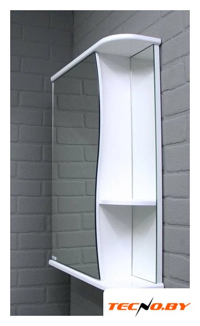  Saniteco Шкаф с зеркалом для ванной Aria 1-50 R/L S1032HZR - Изображение №4 — Интернет-Магазин TECNO.BY