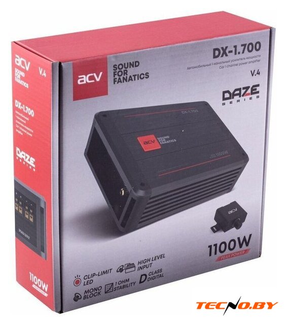Автомобильный усилитель ACV DX-1.700 v4 - Изображение №4 — Интернет-Магазин TECNO.BY