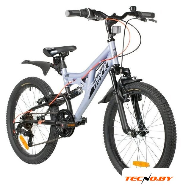 Детский велосипед Novatrack Shark 20 20SS6V.SHARK.GRB6 (серо-голубой) - Изображение №2 — Интернет-Магазин TECNO.BY