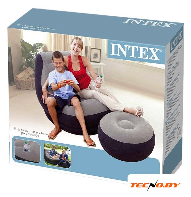 Надувное кресло Intex 68564 - Изображение №3 — Интернет-Магазин TECNO.BY