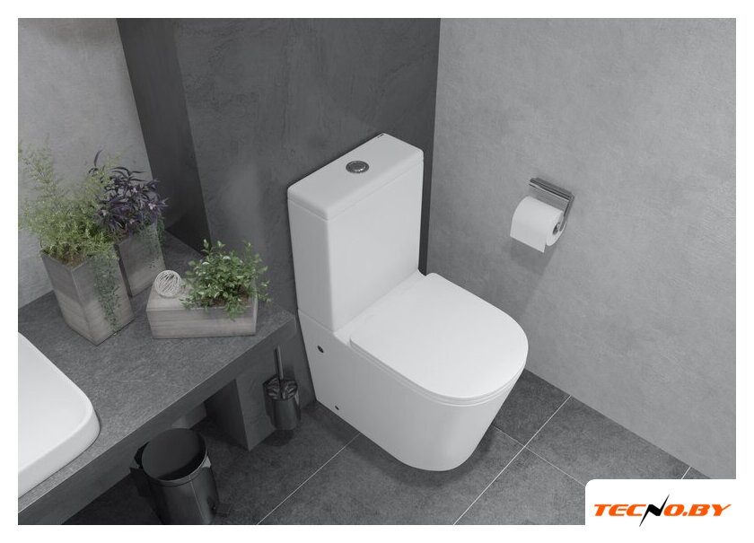 Унитаз напольный Lauter W76 P-TRAP 21122762 + гигиенический душ Infinity 21LT0103CH (горизонтальный выпуск) - Изображение №16 — Интернет-Магазин TECNO.BY