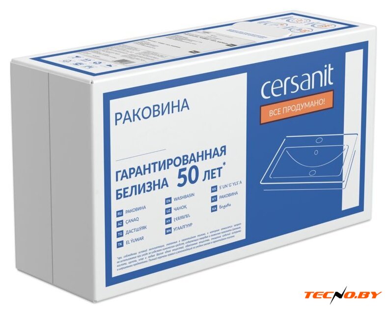 Умывальник Cersanit Erica-60 UM-ERI60/1 - Изображение №12 — Интернет-Магазин TECNO.BY