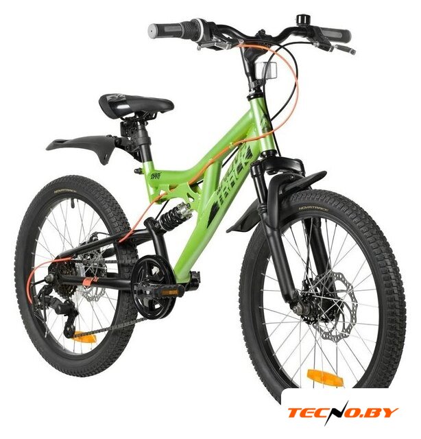 Детский велосипед Novatrack Shark 20 20SS6D.SHARK.GN6 (зеленый) - Изображение №3 — Интернет-Магазин TECNO.BY