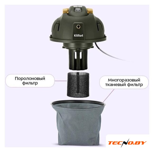 Пылесос Kitfort KT-5543 - Изображение №8 — Интернет-Магазин TECNO.BY