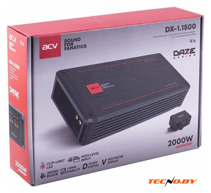 Автомобильный усилитель ACV DX-1.1500 v4 - Изображение №9 — Интернет-Магазин TECNO.BY