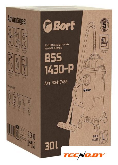 Пылесос Bort BSS-1430-P - Изображение №12 — Интернет-Магазин TECNO.BY
