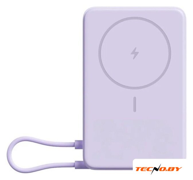 Внешний аккумулятор Xiaomi Magnetic Power Bank with Built-in Stand WPB1007Z 10000mAh (сиреневый, международная версия) - Изображение №1 — Интернет-Магазин TECNO.BY