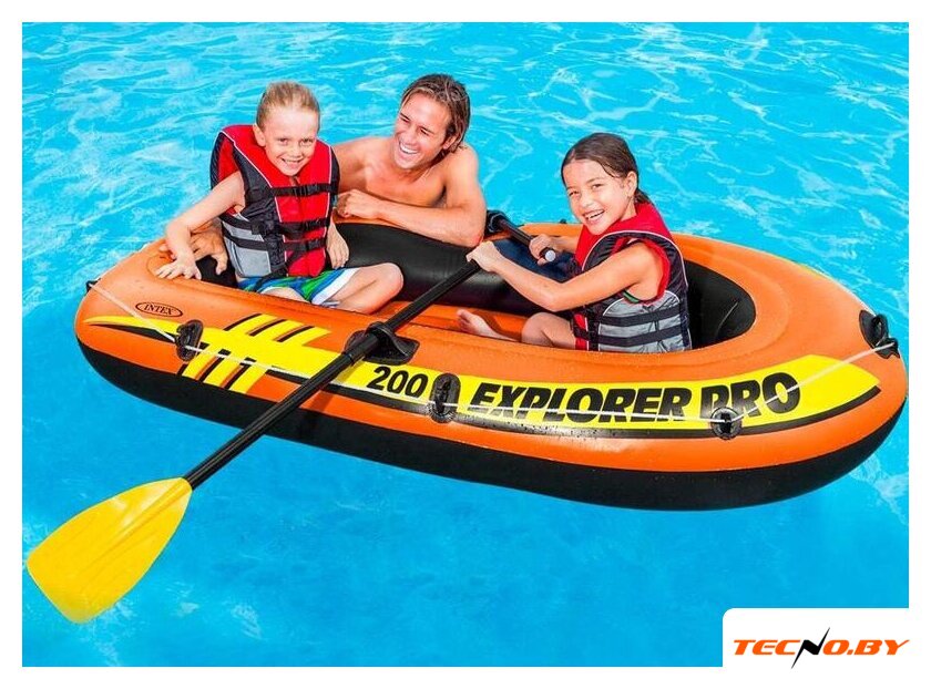 Гребная лодка Intex Explorer Pro 200 - Изображение №4 — Интернет-Магазин TECNO.BY