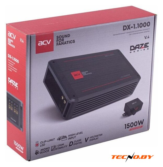Автомобильный усилитель ACV DX-1.1000 v4 - Изображение №4 — Интернет-Магазин TECNO.BY